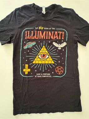 Wicked Clothes Illuminati Black Tee Shirt